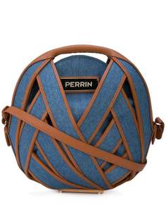 Perrin Paris круглая джинсовая сумка через плечо