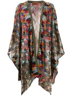 Missoni шаль с узором шеврон и эффектом металлик