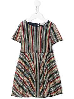 Missoni Kids трикотажное платье в полоску