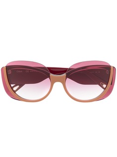 Chloé Eyewear солнцезащитные очки в круглой оправе