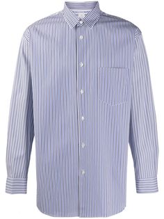 Comme Des Garçons Shirt полосатая рубашка с длинными рукавами