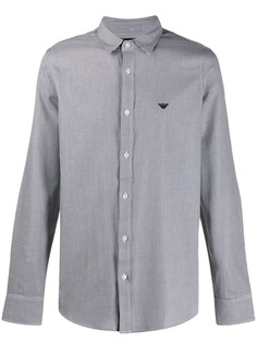 Emporio Armani рубашка в ломаную клетку