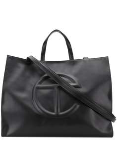 Telfar сумка-тоут с тисненым логотипом