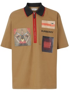 Burberry рубашка с короткими рукавами и принтом Montage