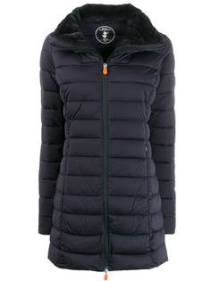 Save The Duck faux-fur lined padded coat