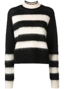 Proenza Schouler укороченный свитер в полоску