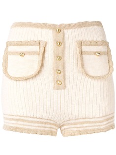 Alice Mccall Heaven Help ribbed knit shorts