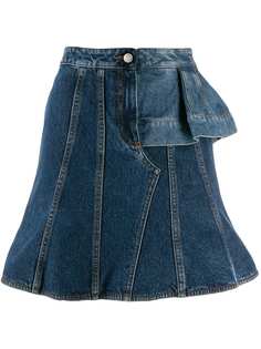 Alexander McQueen denim mini skirt