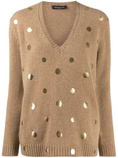 Piazza Sempione metallic dot jumper