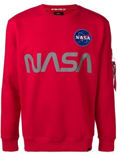 Alpha Industries Nasa print sweatshirt