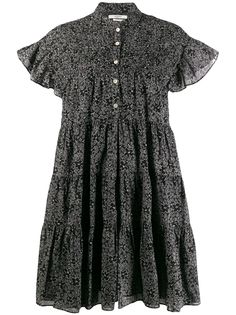 Isabel Marant Étoile floral tiered mini dress