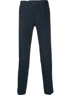 Pt01 фактурные укороченные брюки