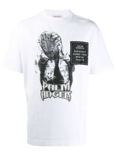 Palm Angels logo graphic patch T-shirt