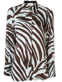 3.1 Phillip Lim zebra print shirt dress