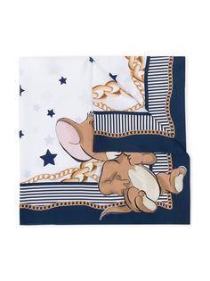 Monnalisa Jerry print scarf