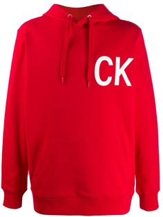 Calvin Klein Jeans initial logo print hoodie