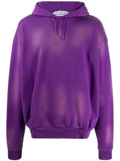 Martine Rose faded effect hoodie