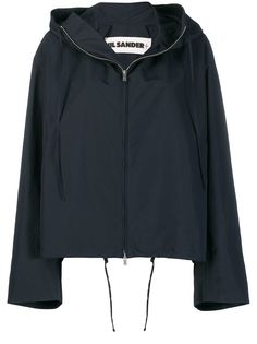 Jil Sander куртка оверсайз с капюшоном