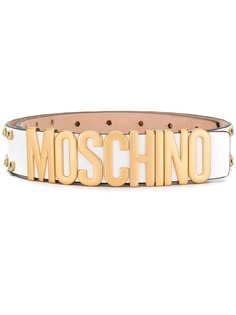 Moschino ремень с логотипом на пряжке