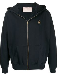 Buscemi appliqué logo plaque hoodie