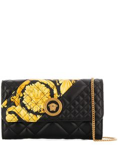 Versace стеганый клатч Medusa