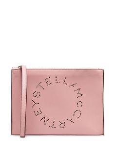 Stella McCartney клатч на молнии с ремешком на запястье
