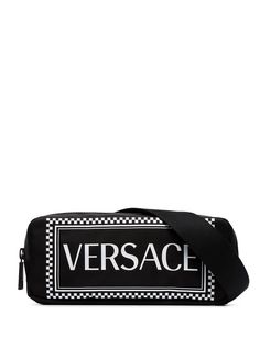 Versace поясная сумка с принтом логотипа