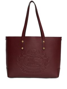 Burberry сумка-тоут с тисненой эмблемой