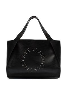 Stella McCartney маленькая сумка-тоут PU с логотипом