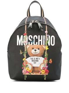 Moschino рюкзак с принтом медведя
