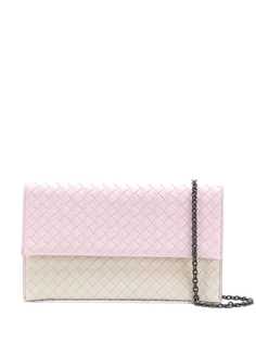 Bottega Veneta кошелек с плетением intrecciato на цепочке