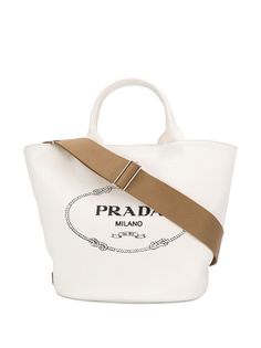 Prada сумка-тоут с логотипом
