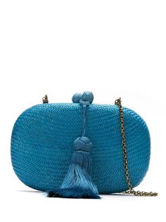 Serpui straw clutch