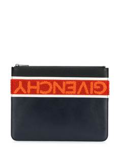 Givenchy terry-flocked clutch