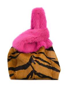 Simonetta Ravizza Furrissima tiger tote bag