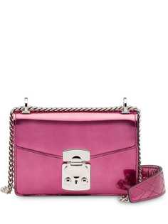 Miu Miu сумка на плечо Miu Confidential с эффектом металлик