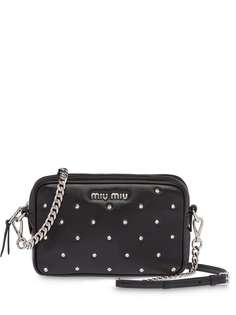 Miu Miu прямоугольная сумка с заклепками