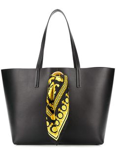 Versace сумка-тоут с барочным узором на платке