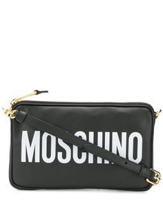 Moschino сумка через плечо с логотипом