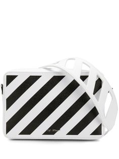 Off-White сумка через плечо с диагональными полосками