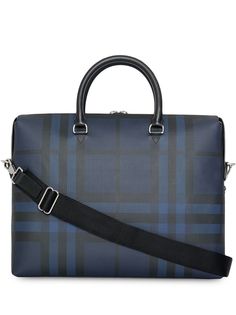 Burberry портфель в клетку London Check