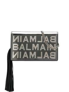 Balmain зеркальный мини-клатч Bbox