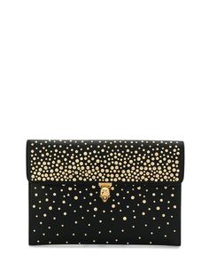 Alexander McQueen декорированный клатч