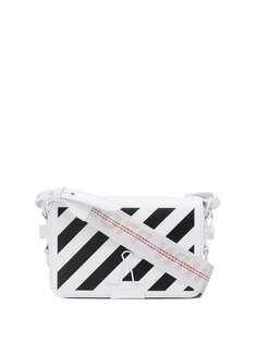 Off-White маленькая сумка в полоску Binder Clip