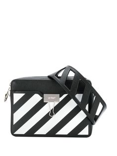 Off-White сумка через плечо в полоску