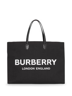 Burberry сумка-тоут с логотипом