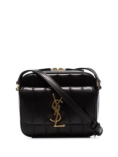 Saint Laurent стеганая каркасная сумка Vicky