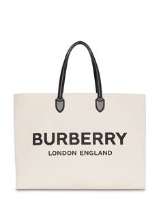 Burberry сумка-тоут с логотипом