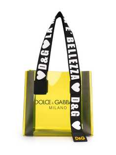 Dolce & Gabbana сумка-тоут из ПВХ с логотипом