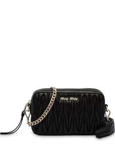 Miu Miu стеганая сумка на плечо